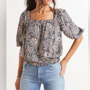 Roan+Ryan paisley print blouse